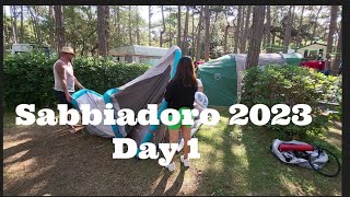 Sabbiadoro camping 2023  Day 1 [upl. by Nohsauq]