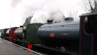 quotBlazing Saddlesquot Gala Peak Rail Rowsley near Matlock 9th March 2013 Part 2 [upl. by Aztinay807]