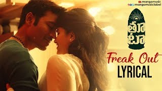 DHANUSH THOOTA Movie Songs  Freak Out Song Full Lyrical  DHANUSH  Megha Akash  Mango Music [upl. by Anirb]