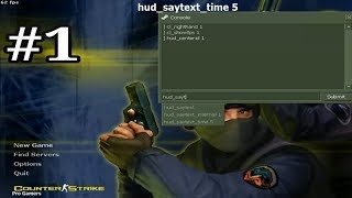 Counter Strike 16 console commands  Tutorial  1 [upl. by Polard]