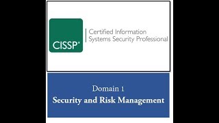 CISSP 8  Domain 1  Control Framework amp Due Diligence [upl. by Mackler936]