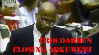 Christopher Darden Closing Argument  OJ Simpson Murder Trial  Part 1 [upl. by Eibreh]