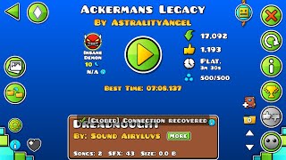 Ackermans legacy 100 PC by Astrality angel [upl. by Nerrawed]