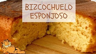 Bizcochuelo Fácil Casero y Esponjoso 🥧 ¡SOLO 3 INGREDIENTES [upl. by Kreis]