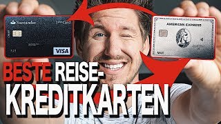 Die BESTEN Kreditkarten für REISEN 2019  AMEX Platinum amp Santander 1plus Visa [upl. by Sholom]