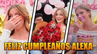 Alexa LLORA de EMOCION por la SOPRESA de CUMPLEAÑOS de ZEIN ❤👀 [upl. by Hackett]