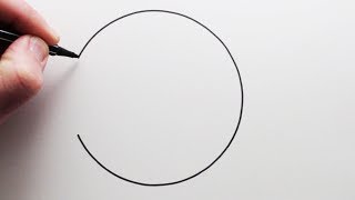 How to Draw a Perfect Circle Freehand Narrated Step by Step [upl. by Artiek78]