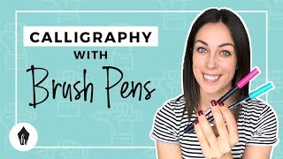 Beginners Guide To Using Brush Pens for Modern Calligraphy [upl. by Anolla]