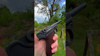 Shooting this old WW2 German Luger [upl. by Raddi663]