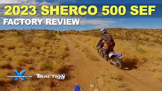 2023 Sherco 500SEF Factory review︱Cross Training Enduro [upl. by Suirred264]