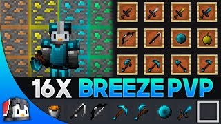 Breeze 16x MCPE PvP Texture Pack FPS Friendly [upl. by Uzial832]