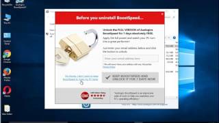Remove Auslogics BoostSpeed 9 on Windows 10 Uninstall Guide [upl. by Ekle]