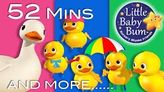 Five Little Ducks  1 Hour of LittleBabyBum  Nursery Rhymes for Babies ABCs and 123s  LBB [upl. by Briant]