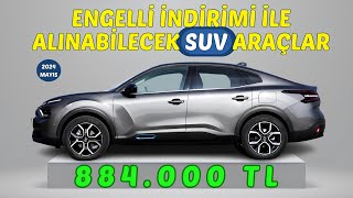 Engelli İndirimi Ötv Muafiyeti ile Alınabilecek Tüm Suv Araçlar [upl. by Nosnek]