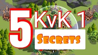 5 Secrets of KvK 1 you need to know [upl. by Sredna]