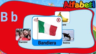 Alfabeti per Bambini – Preschool Italian Learning Alphabet for Kids [upl. by Noiramed]