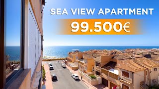 Sea view property in Torrevieja 🌴 Apartment with sea views close to the La Mata beach [upl. by Nythsa794]