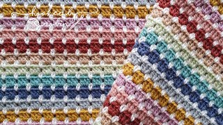 How to Crochet the Block Stitch 🧶 [upl. by Aneala]