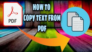 How to copy text from pdf  copy text from picture save your time knowledge zone [upl. by Adnuhs]