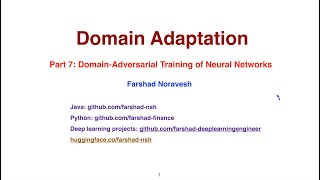 Part 7 domainadversarial training of neural networks [upl. by Server]