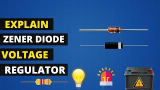 Zener Diode Voltage Regulator in Hindi  Zener diode  Voltage Regulator  Diode explain in hindi [upl. by Shellie741]