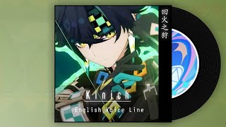 Kinich Voice lines  English voice  Genshing impact version 50 [upl. by Essined]