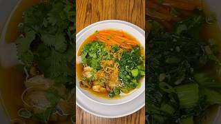 Vegetarian 🌱 Pho 🍜 youtubeshorts pho vegetarianrecipes [upl. by Highams]