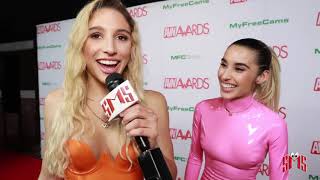 Abella Danger Introduces and Kisses Girlfriend on Red Carpet 2019 [upl. by Akirej737]