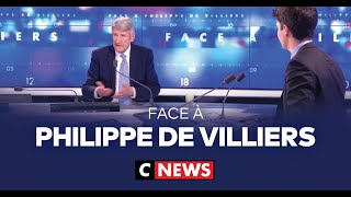 Face à Philippe de Villiers  24 novembre 2023 CNews [upl. by Ailuj383]