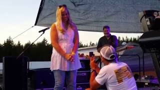 Lonestar  Amazed Live  Chris amp Amber Proposal 2016 [upl. by Orgel]