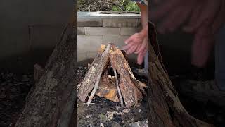 How to Make a Teepee Fire [upl. by Gusti]