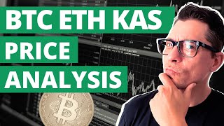 Market Update BTC ETH KAS Charting  New Token Presale  Crypto Corner News [upl. by Dranel]