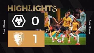 Defeat at Molineux  Wolves 01 Bournemouth  Highlights [upl. by Eugeniusz]