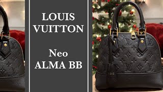 LOUIS VUITTON NEO ALMA BB  MONOGRAM EMPREINTE LEATHER [upl. by Muiram]