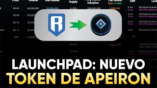 🔥 COMO COMPRAR EL TOKEN ANTES DE QUE SALGA A LA VENTA  Launchpad Apeiron [upl. by Acireed]