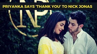 Priyanka Chopra thanks Nick Jonas for his support in this cause [upl. by Felicity701]