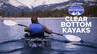 See whats below Lake Tahoe in a clear kayak  Bartells Backroads [upl. by Ennalorac901]