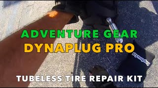 Adventure Gear  DYNAPLUG PRO Tubeless Tire Repair KIT [upl. by Eitnom29]