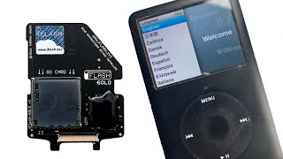 APPLE IPOD CLASSIC REFURBISHMENT AND IFLASH SD UPGRADE 4K [upl. by Jacobah]