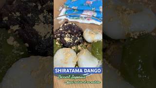 LE SHIRATAMA DANGO  Dessert Japonais  Mochi nature et au matcha 🍡 [upl. by Epilihp]