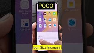 Icon size increasedecrease poco or redmi phone [upl. by Gaston]