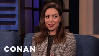 Fred Armisen amp Nick Kroll Saved Aubrey Plazas quotBorderquot Screening  CONAN on TBS [upl. by Oinegue]