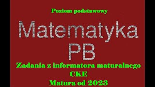 Zadanie 23 Informator o egzaminie maturalnym z matematyki poziom podstawowy Rekurencja [upl. by Yreneh]