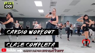 CARDIO WORKOUT  CLASES COMPLETA PARA BAJAR DE PESO Y QUEMAR GRASA [upl. by Nniw562]