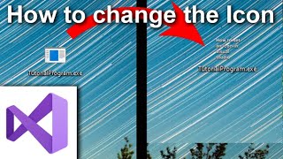 Visual Studio  How to change the Icon of an exe file in Visual Studio 2019 2021 C etc [upl. by Mccarty442]