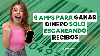 📱 APPS para escanear🧾RECIBOS🧾 y ganar 🤑 DINERO 🤑 en USA 📱 [upl. by Anasus]