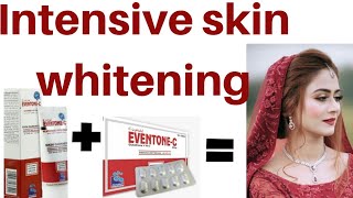 Eventone C Best Medicated Whitening Cream amp Tablets Honest Review in UrduHindi [upl. by Ainegul]