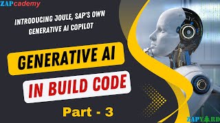 Introducing Joule SAPs own Generative AI CoPilot [upl. by Aguste]