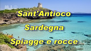 SantAntioco Sardegna Spiagge e rocce [upl. by Scully]