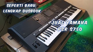 Jual Yamaha Psr s750 Full Sampling Dusbook [upl. by Ecyac]